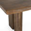 Table de salle à manger en bois massif Quince