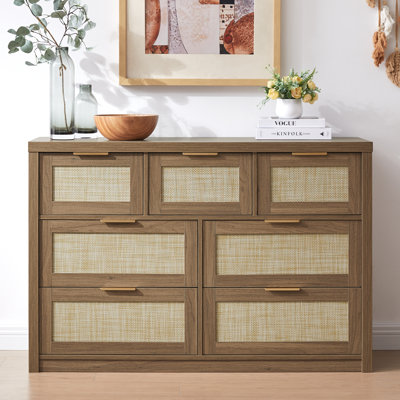 Dearbhaile 47.2" W 7-Drawer Manufactured Wood Dresser