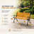 Kambrya Steel Outdoor Bench