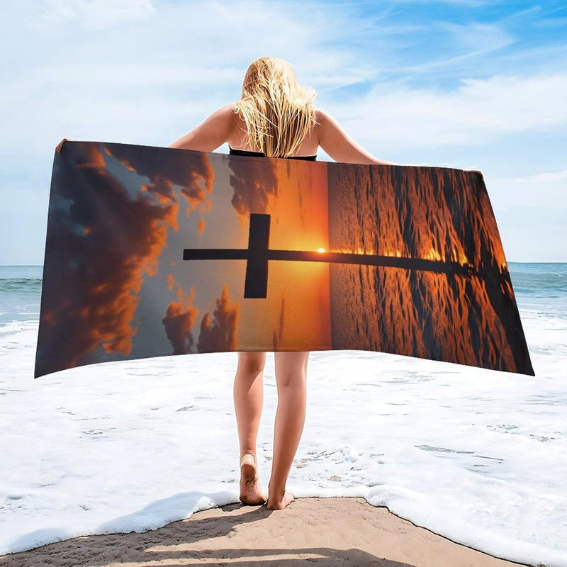 Serviette de plage Cross Sunset