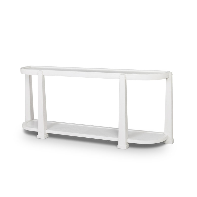 74" Tortola Console Table, Whitewash