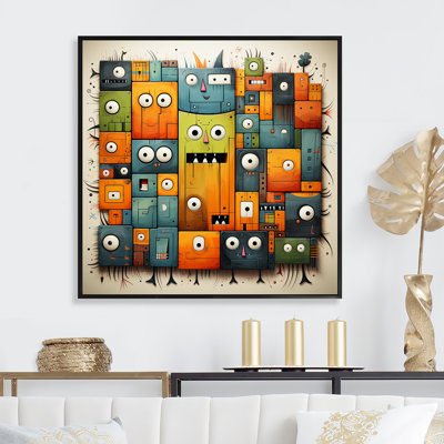 Impression sur toile Popart Collages I - Pop