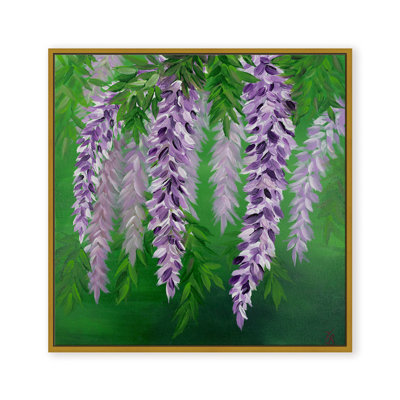 Nature Inspired "Floral Drapes" Canvas Wall Art By 