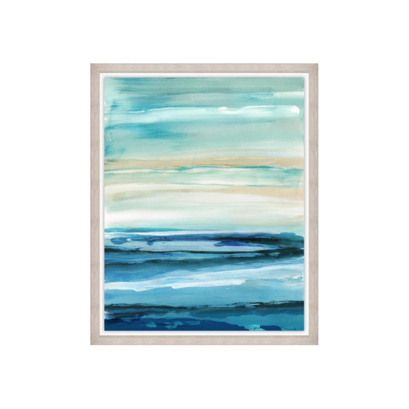 Pelagic Disques IV par Elena Carlie - impression, Extérieur, H 46 po x l 36 po x P 1,5 po