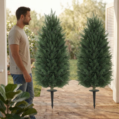 43.2 " H Faux Cedar Tree