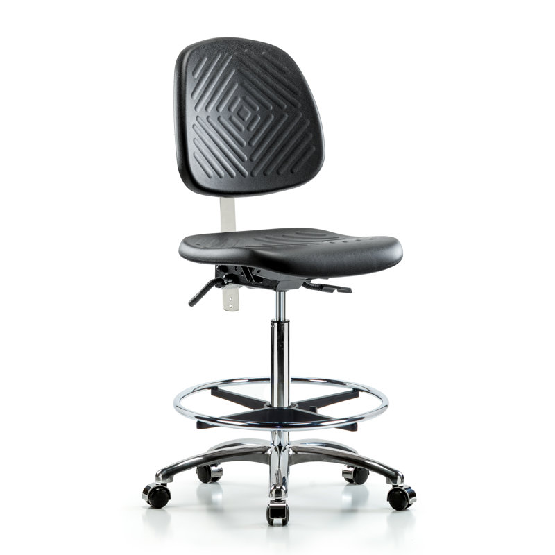 Symple Stuff Chyna Drafting Chair, Casters