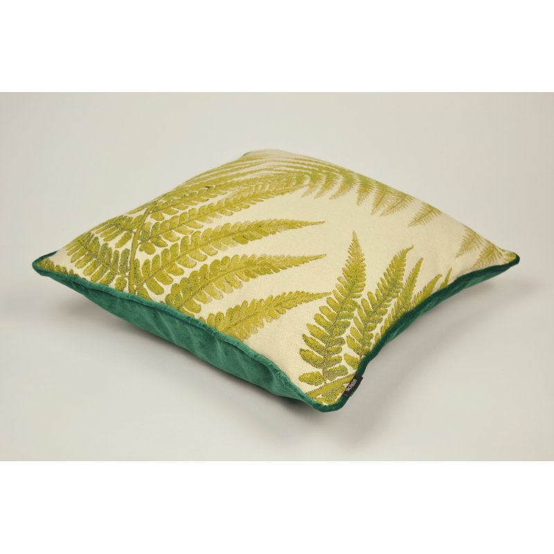 Choe Floral Green Bolster Pillow Cover