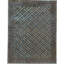 Wool Geometric Area Rug in Brown/Blue/Beige