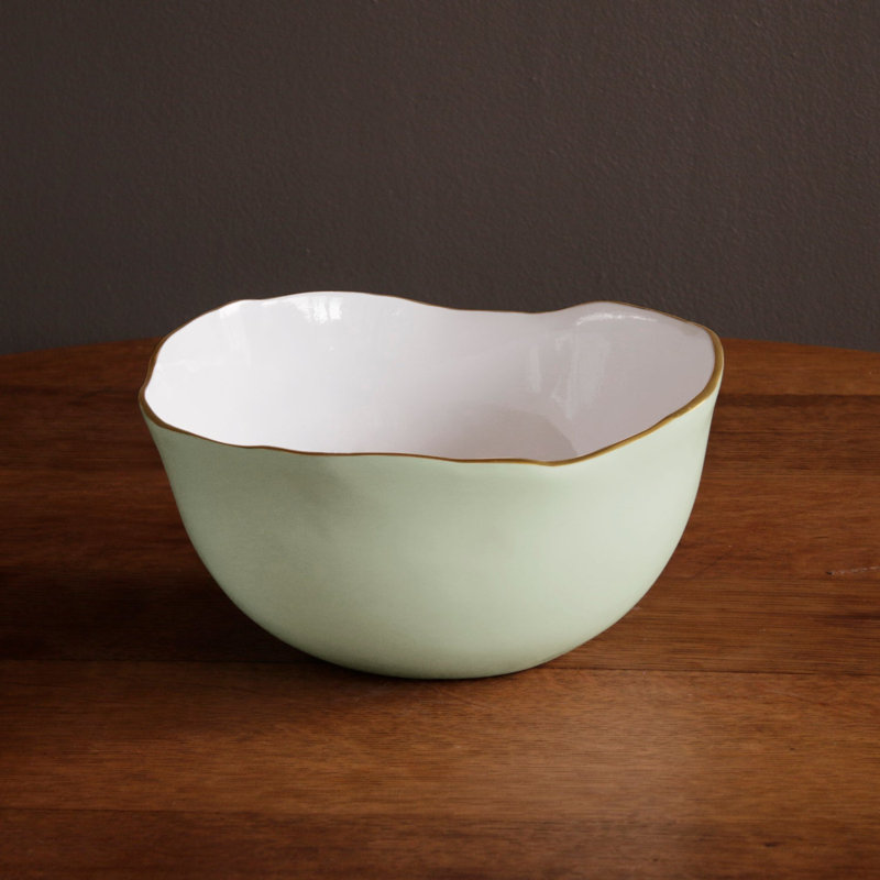 Grand bol Encanto Osaka (blanc), Vert/blanc