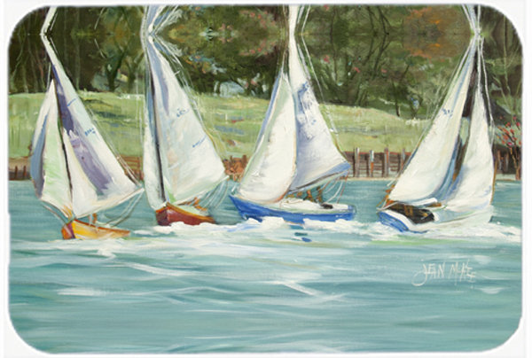 Planche à découper en verre caroline Sailboat