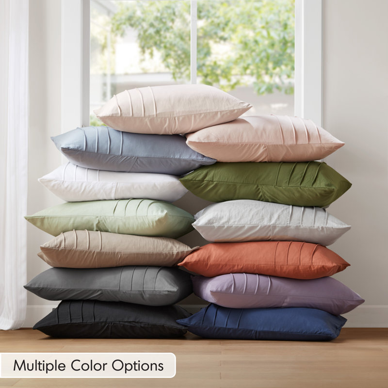 Porter Textured Duvet Cover Bedding Set, King Duvet Cover + 2 King Shams, Blush