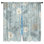 Rideaux de fenêtre à motif floral bleu et fleurs obscurcissant - 2 panneaux