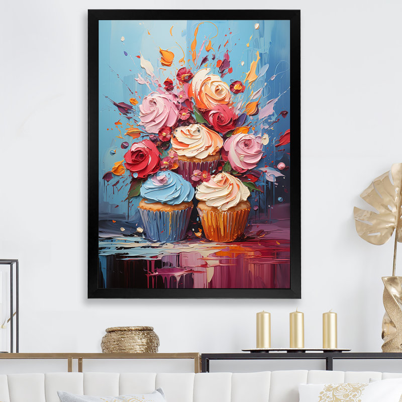 «Bursting Balloon Banter Abstract Popart», reproduction d'art sur toile_105717, H 40 po x l 30 po x P 1,5 po