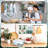 6 Pcs Winter Kitchen Towels Forest Hand Towels Wild Animal Snowflake Warm Dish Clothes Farmhouse Winter Decorative Tea Dishclothes Housewarming Gifts For Kitchen Holiday