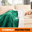 Couverture chauffante douce en sherpa et flanelle électrique avec arrêt automatique et protection contre la surchauffe-117042276-101295491