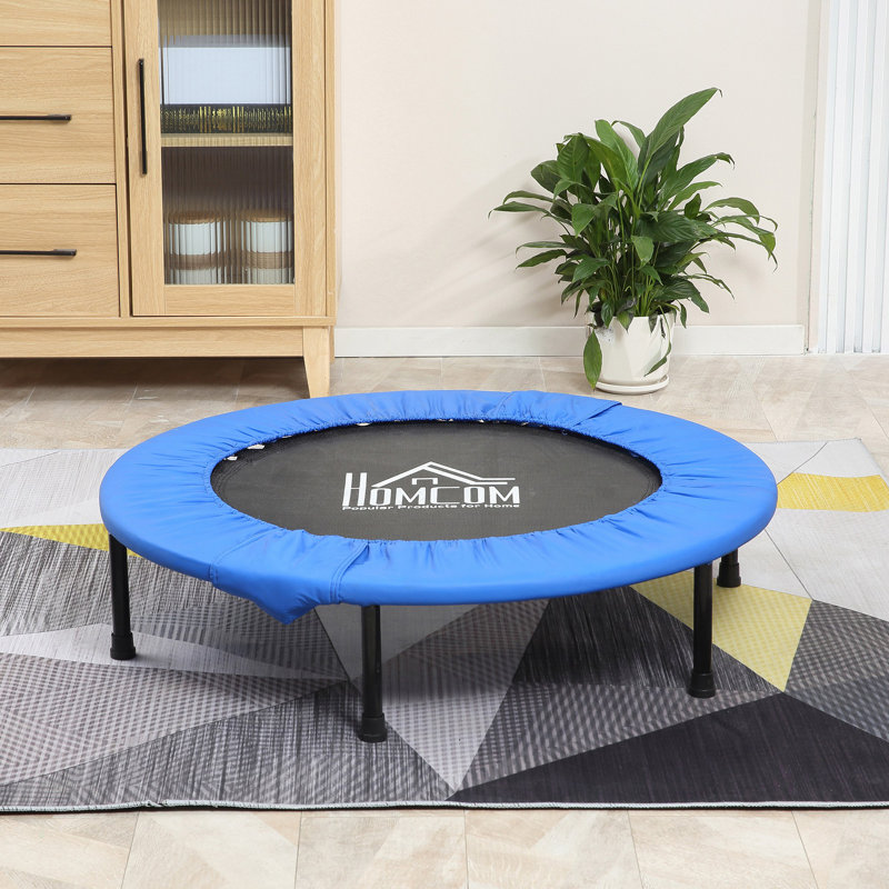 HOMCOM ft Round Fitness Trampoline