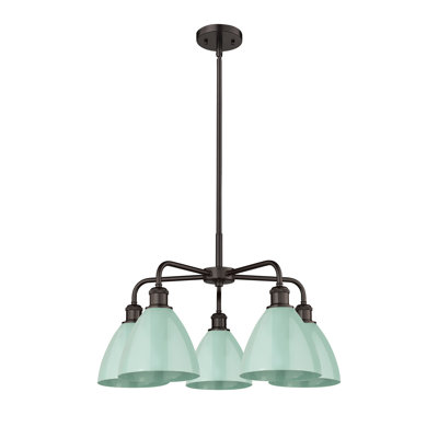 Lustre en dôme à 5 lumières Trickett