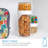 iDesign Large Stack 'n Snack Food Containers - Stackable Snack Containers for Yogurt, Granola, Fruits, and Vegetables