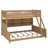 Bunk Bed Equipped With Built-In Shelving, Adjustable Lights And Perforated Board-1281944851-1281944848