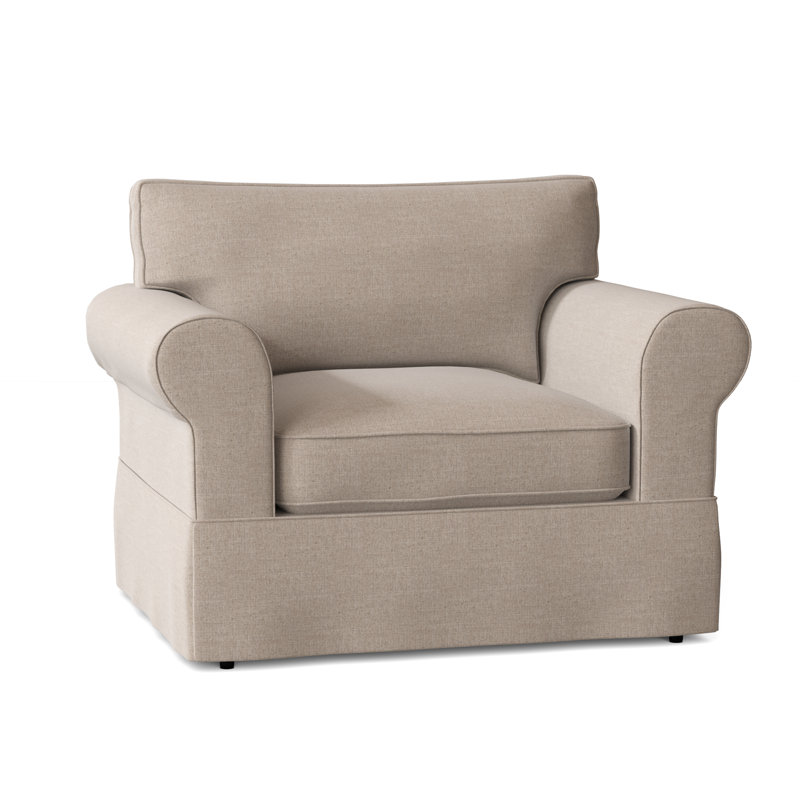 Fauteuil à housse large Kingsbridge, Galet Macarena