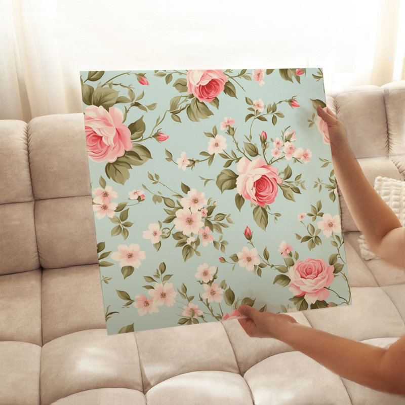 «Floral Petals», reproduction d'art non encadrée, H 28 po x l 28 po