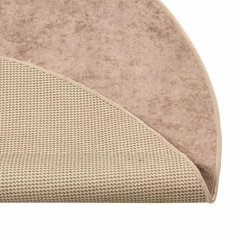 Machine Tufted Area Rug, Sand, Round 120cm