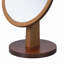 Miroir de maquillage / rasage moderne en bois