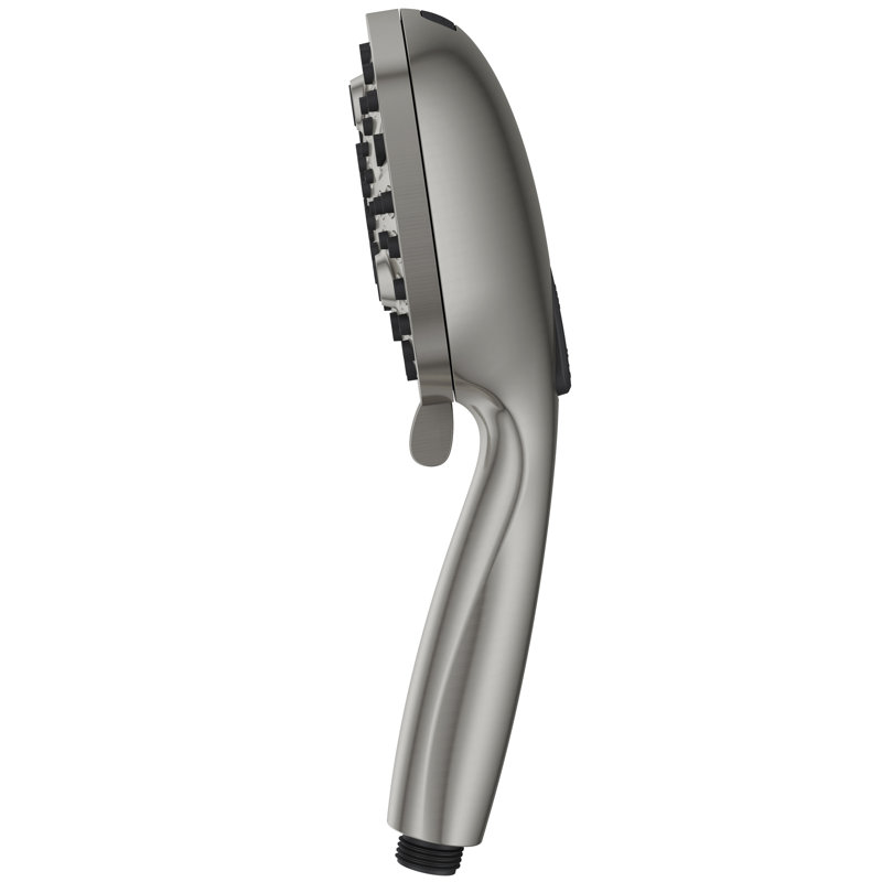 All-In-One Wall Mount Kit with 10-Function Handheld Shower and Filtered Bracket Jet Massage Sprayer, Satin Nickel