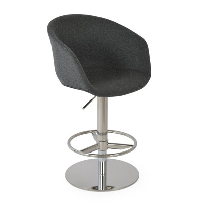 Tabouret de bar pivotant à hauteur ajustable Tribeca