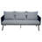 Mervyn 5 - Person Patio Conversation Set with Cushions
