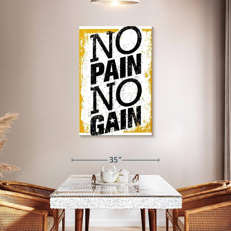 Tergel No Pain No Gain Grunge, H 45 po x l 30 po