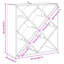 Solid Wood Open Shelving Wine Bottle Rack-705117407