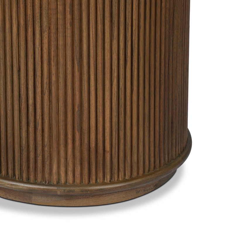 Ona End Table-Amber Mindi Veneer, Amber Mindi Veneer