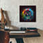 Art mural en verre acrylique «Crypto Power», 24 po x 24 po-655719852