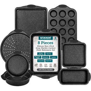 Bakken- Swiss 8 Piece Non-Stick Carbon Steel Bakeware Set