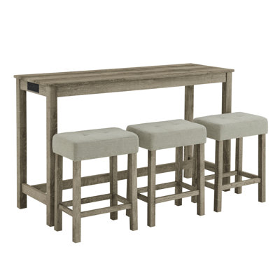 Miles 59 " L Bar Cabinet