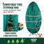 Sac de rangement pour sapin de Noël DTX Intl - Housse en toile zippée pour sapins artificiels de 2,74 m avec sangles à boucle-749540204