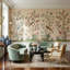 Papier peint floral, oiseaux, décor mural oriental amovible-1080231793-1080231798