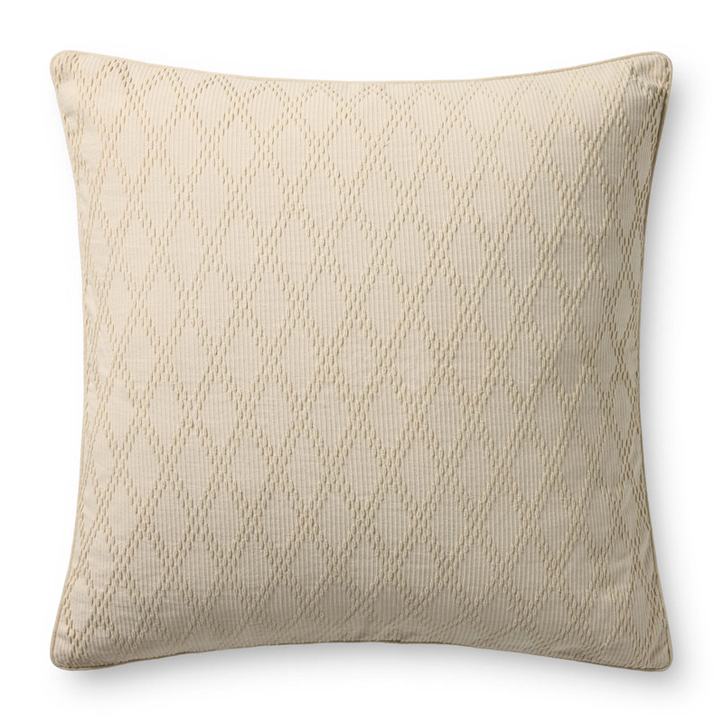 Coussin décoratif Chris Loves Julia x Loloi Cary, Polyester, Ivoire ivoire