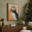 Puffin Portrait Boho - Wrapped Canvas-1003235460-1003235578