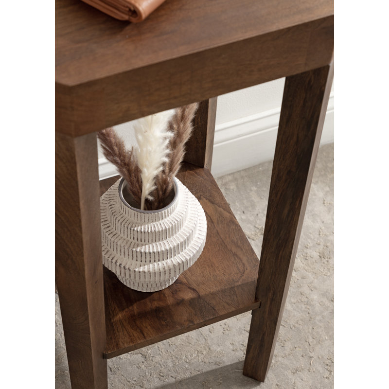 Ardentown Square Tiered Wood Drink Table