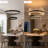 2-Light LED Tiered Circle Chandelier