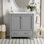 Meuble-lavabo avec lavabo en céramique et armoire de rangement 30 po Conrad