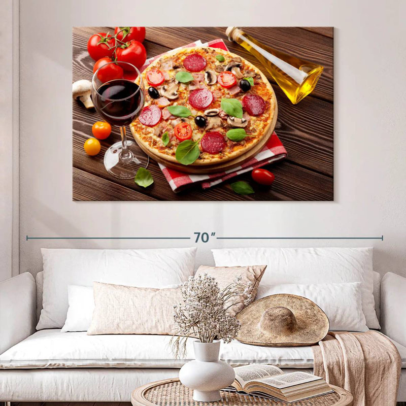 Yarlin Pizza Fresh From Oven, 34" H x 51" W