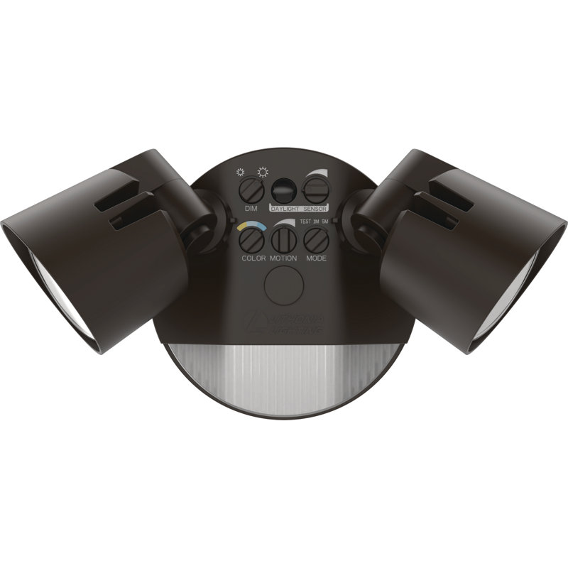 Outdoor Dusk to Dawn Flood Light, Black