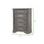 Commode 5 tiroirs Grace