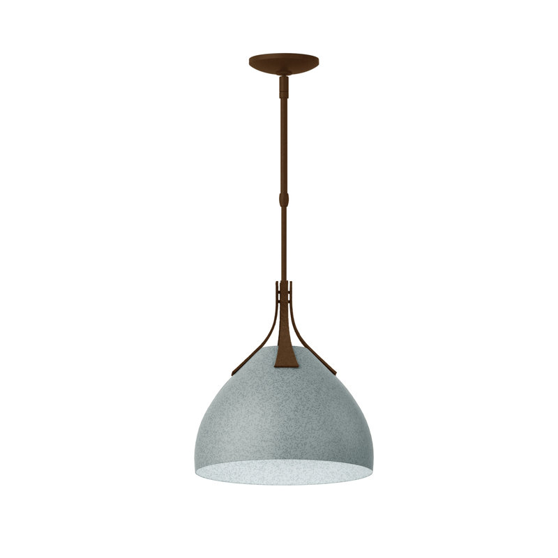 Summit 1 - Light Single Dome Pendant, Vintage Platinum, Bronze