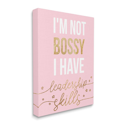 Not Bossy