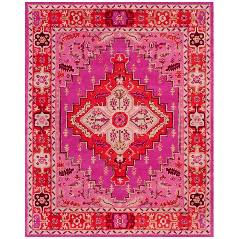Blokzijl Hand Tufted Wool Oriental Rug, Rectangle 11' x 15'