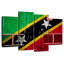 Drapeau Borges Saint-Kitts-et-Nevis-108857905